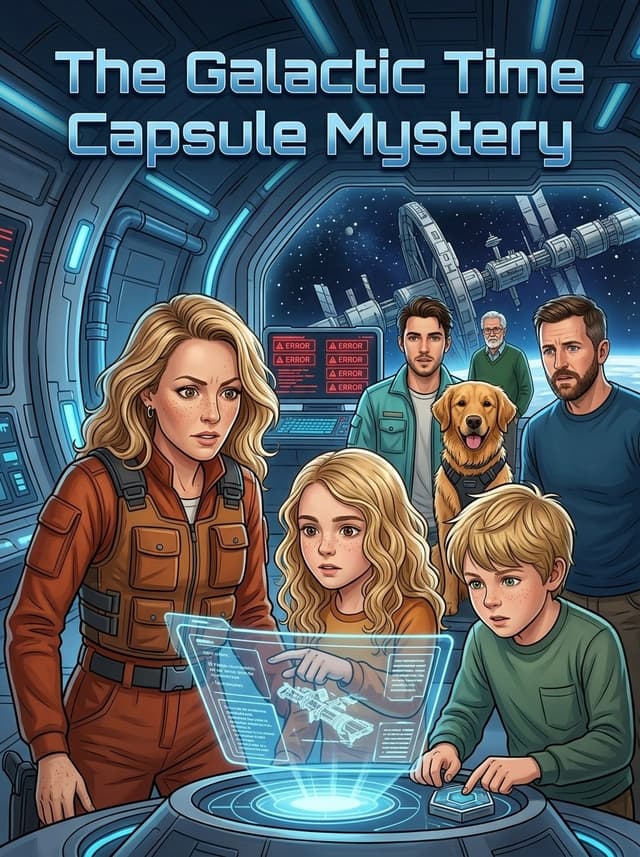 The Galactic Time Capsule Mystery — sample book cover