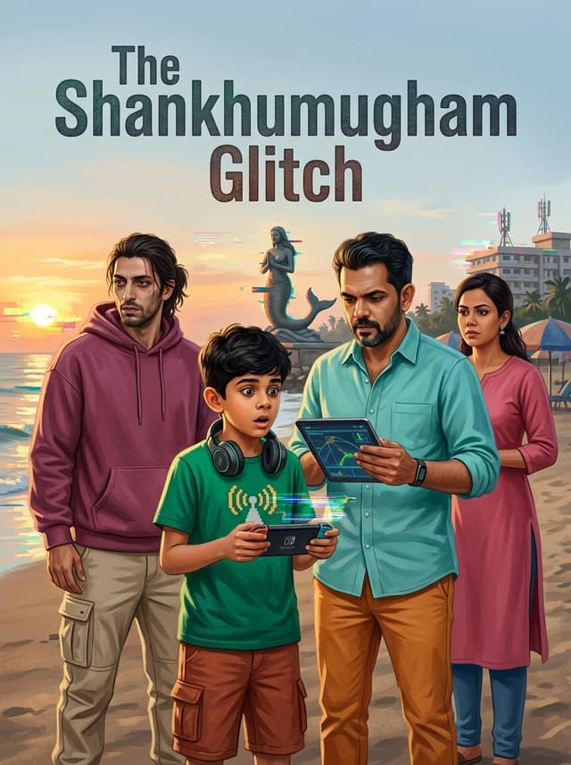 The Shankhumugham Glitch — sample book cover