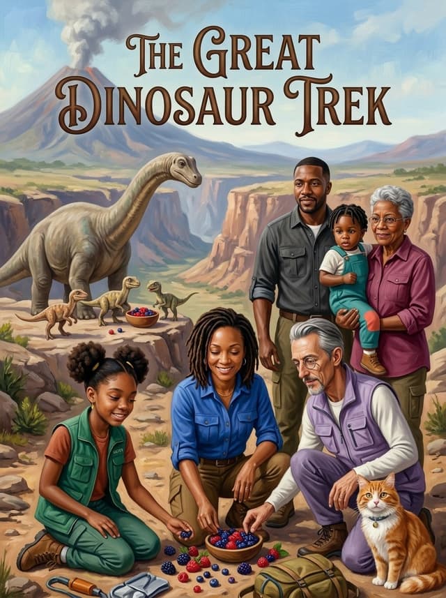 The Great Dinosaur Trek — sample book cover