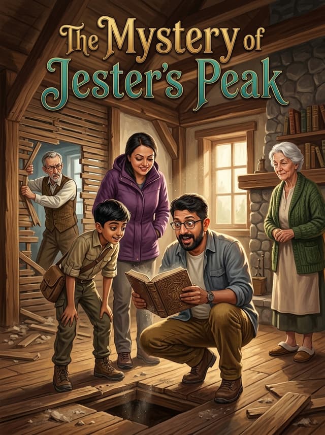 The Mystery of Jester's Peak — sample book cover