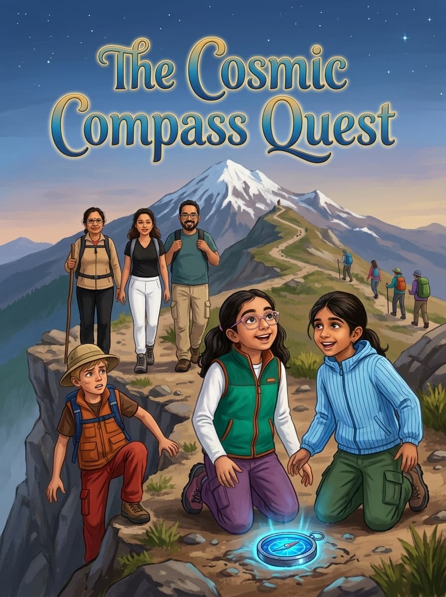 The Cosmic Compass Quest — a real BespokeTales book cover