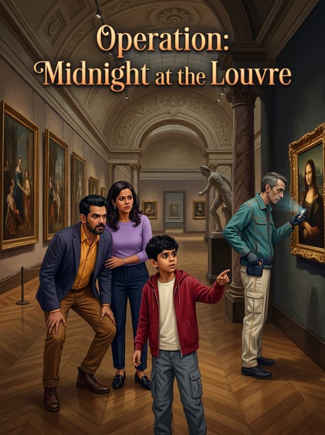 Operation: Midnight at the Louvre — sample book cover